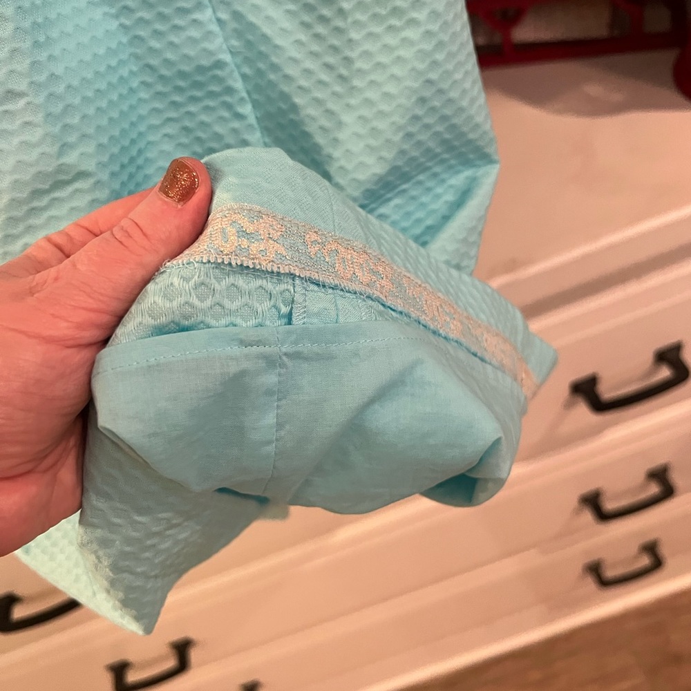 EUC LILLY PULITZER Suzette Shift Dress Serene Blue | 10 - Picture 5 of 8